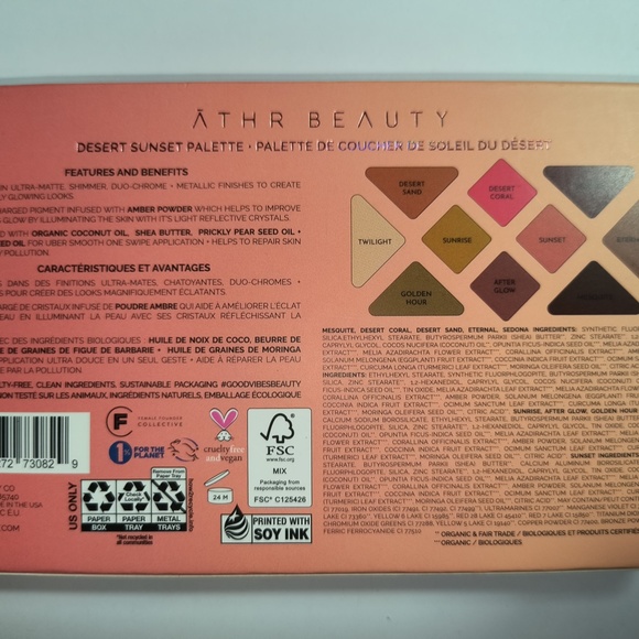 ATHR BEAUTY desert sunset palette - Picture 2 of 2